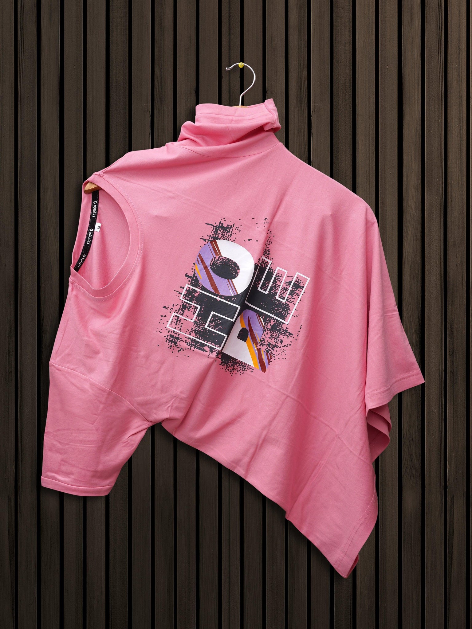 Pink Printed T-shirt For Men | Hope - Aadhitri